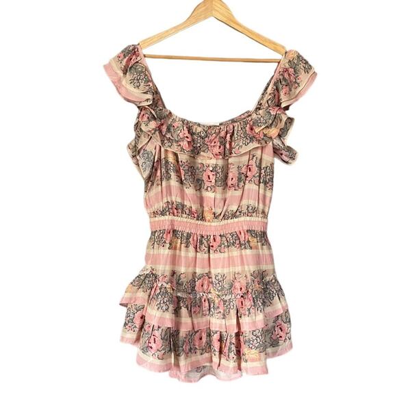 LOVESHACKFANCY Marina Dress Ribbon Coquette Dainty Feminine Cottage Size XS 0/2 - Picture 6 of 14